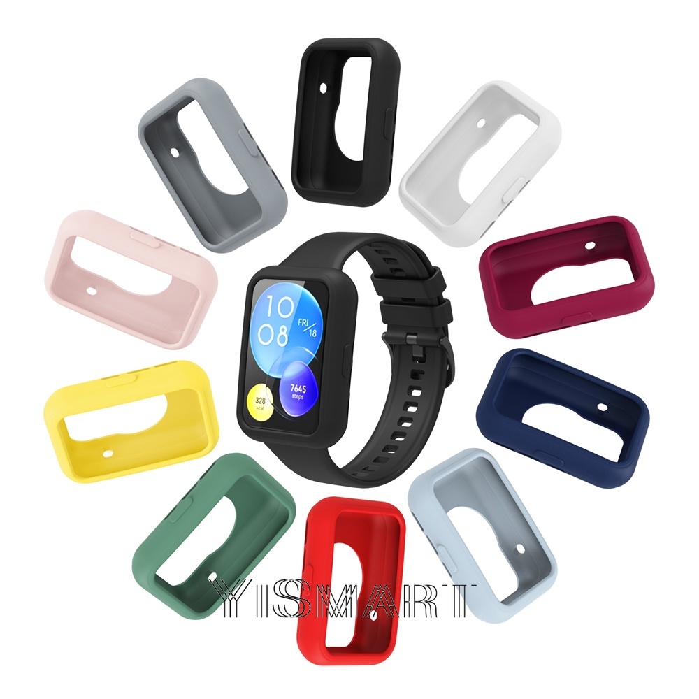 Ốp Bảo Vệ Bằng Silicone Mềm Cho Đồng Hồ Huawei Watch Fit 2 Huawei Watch Fit2
