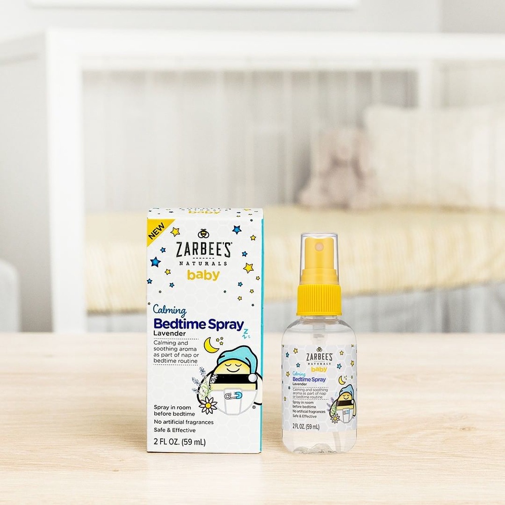 XỊT THƠM ZARBEE'S HƯƠNG LAVENDER GIÚP BÉ NGỦ NGON 59ML DÙNG CHO BÉ TỪ SƠ SINH
