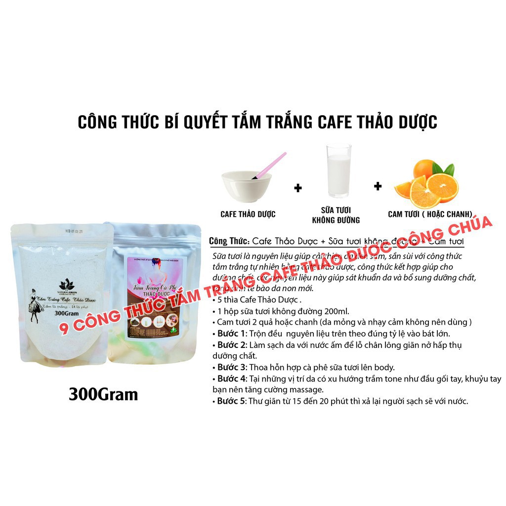 Ủ TRẮNG CAFE (dùng cả face và body) . 300gr chính hãng (mẫu mới nhất) , hàng cao cấp, chính hãng công ty | BigBuy360 - bigbuy360.vn