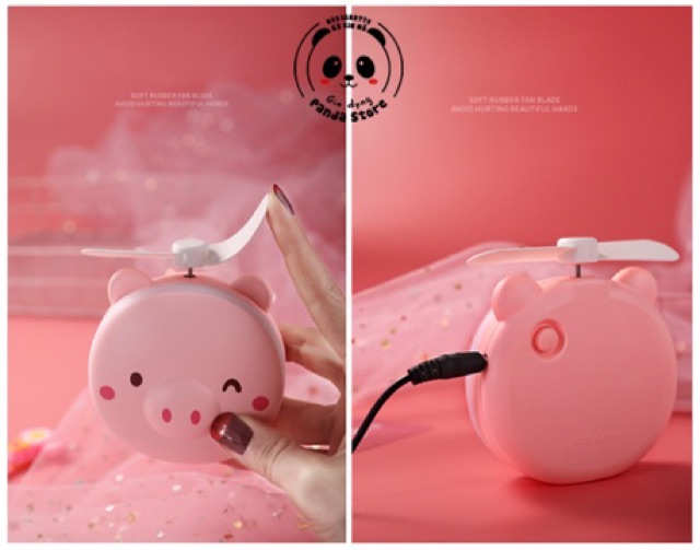 GƯƠNG CON HEO/Gấu CÓ ĐÈN QUẠT 3in1 -dc3747 | BigBuy360 - bigbuy360.vn