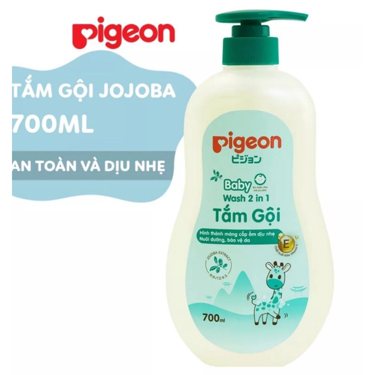 Sữa tắm gội Pigeon 2 trong 1 chai 700ml