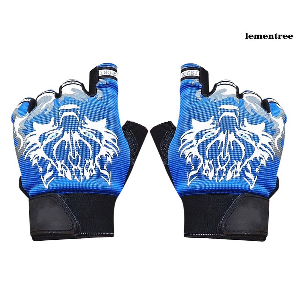 Găng Tay Nửa Ngón Chống Trượt Chống Nắng Dùng Khi Chơi Thể Thao Ngoài Trời Dành Cho Nam Và Nữ