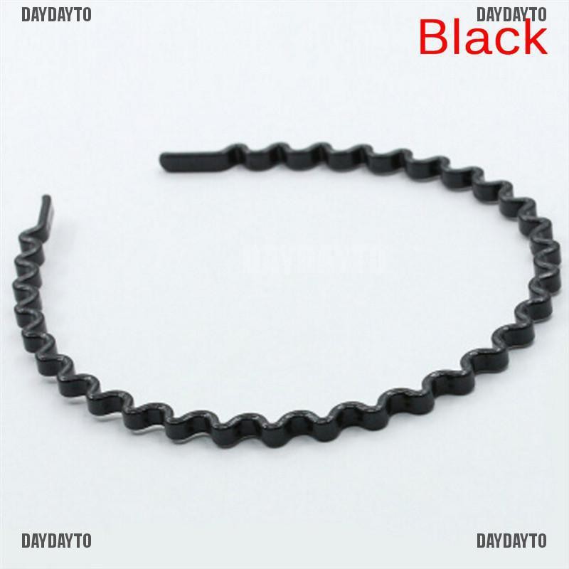 1 Băng Đô Cài Tóc Gợn Sóng Nhiều Màu Thời Trang