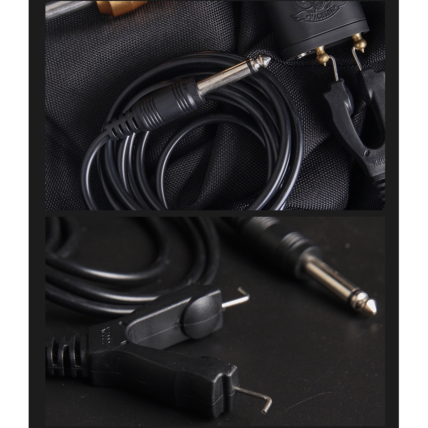 Máy Xăm Hình Chuyên Nghiệp 2m Dây Silicone Tích Hợp Móc Tiện Dụng