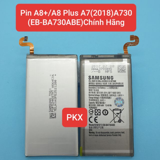 Pin Samsung A8+ / A8 Plus / A7 (2018) A730 (EB-BA730ABE) SM-A730 A730F A730DS A730X Chính Hãng