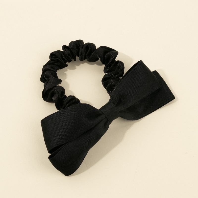 Dây buộc tóc cao su bản lớn thắt nơ dễ thương cho nữ