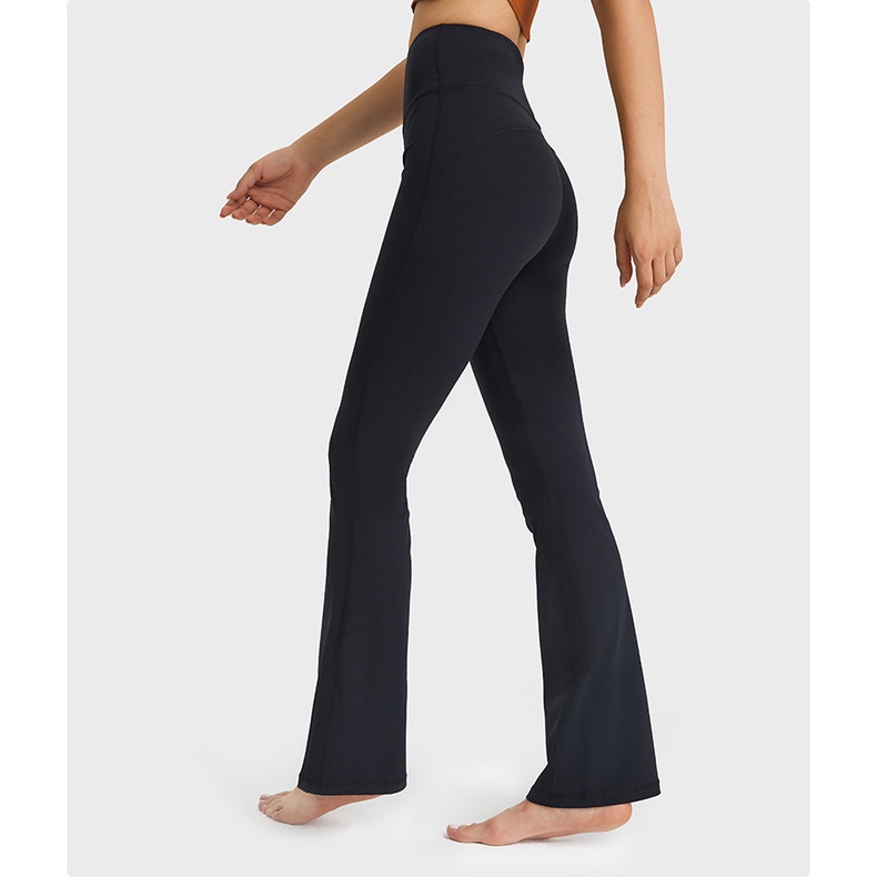 Quần tập thể thao Lululemon Super-High Groove Flared Pant - Quần tập Yoga ống loe Lulu không logo