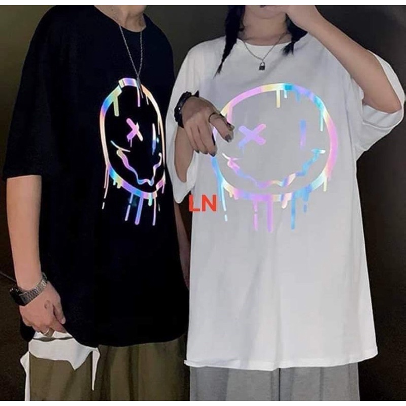 Áo mặt cười XI tan chảy phản quang DA6