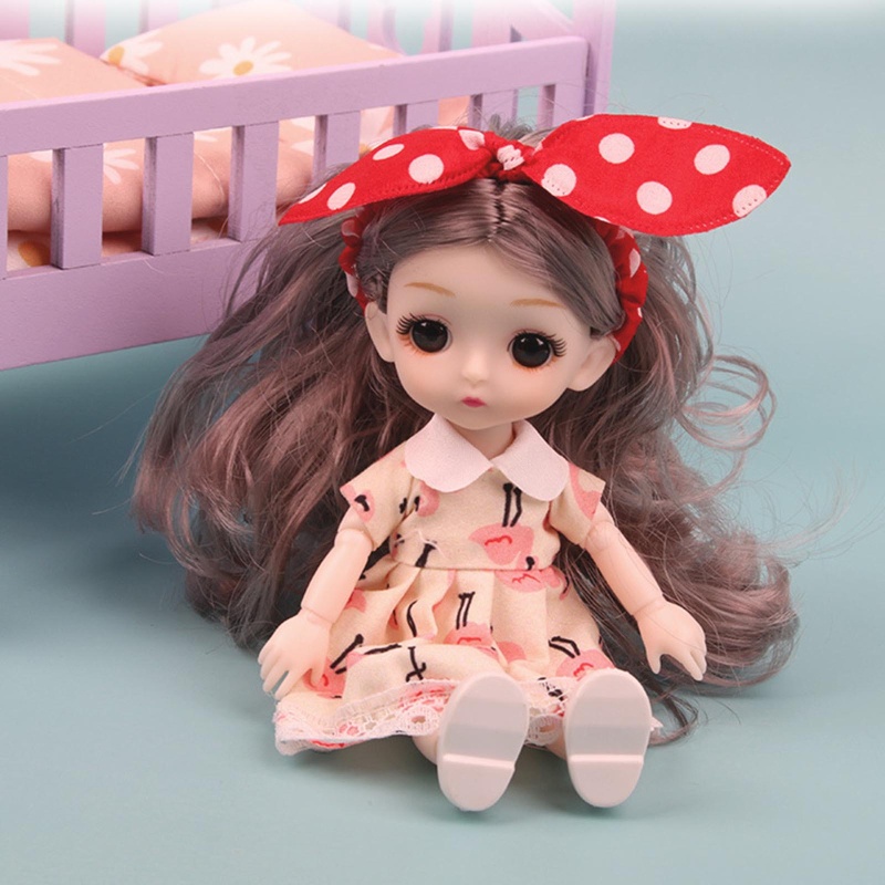 Giường Lắc Đồ Chơi Di Động Trang Trí Cho Nhà Búp Bê