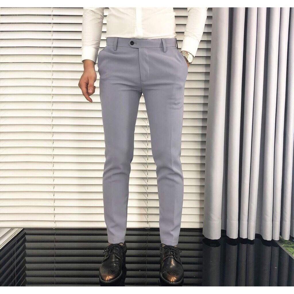 Quần âu nam Hado chất vải tuyết mưa ,Quần Tây Nam co giãn 4 chiều dáng ôm body chống nhăn | BigBuy360 - bigbuy360.vn
