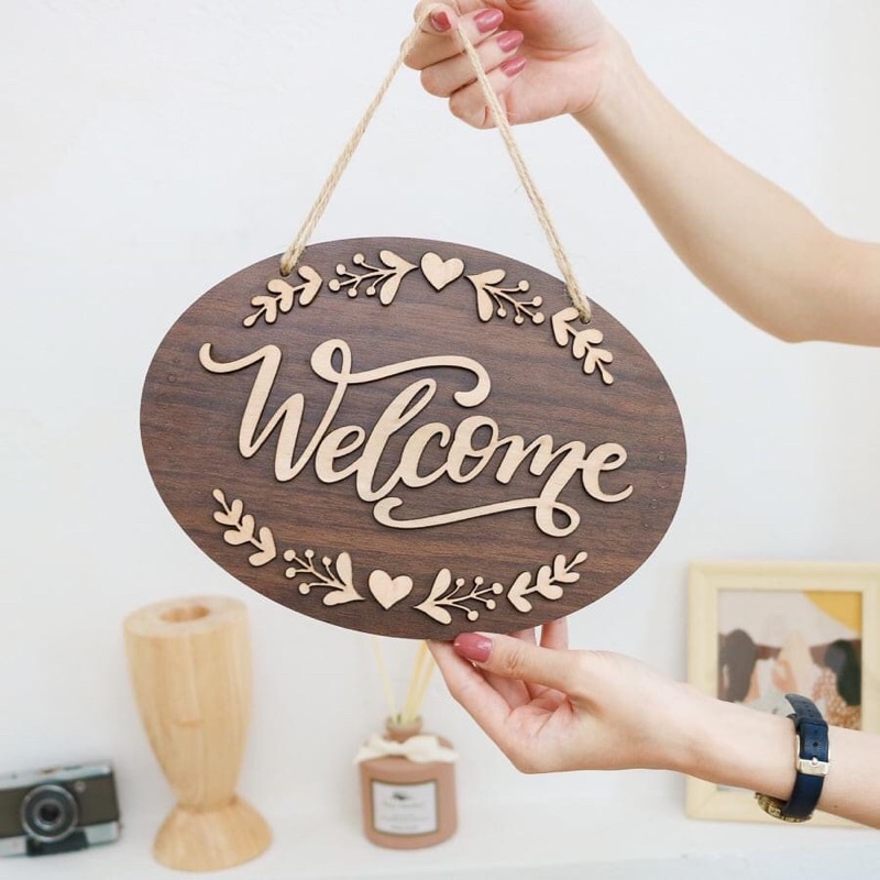 Bảng gỗ decor trang trí gia đình nhà cửa dễ thương ý nghĩa và làm quà tặng