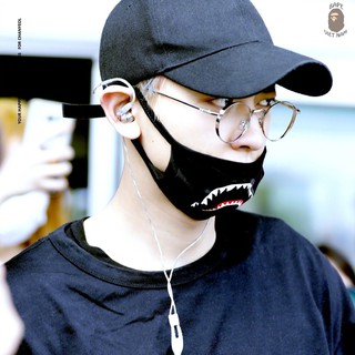 Bape mask, khẩu trang bape nhiều màu đen, camo red, camo pink, camo blue, camo green bapevn