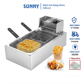 Bếp chiên nhúng điện 1 ngăn 12L, Bếp chiên điện đôi Loại 1