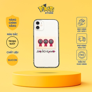 Ốp lưng iP Squid Game thiết kế độc quyền PIKAPI, chống va đập cực tốt ốp xs max, pro max case ip silicon trong cao cấp