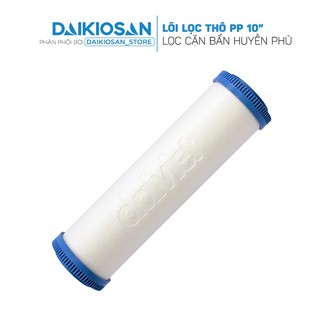 Lõi lọc thô PP 10" 5 μm Đại Việt - Lọc huyền phù, rỉ sét - Dùng cho máy lọc nước Daikiosan, Makano