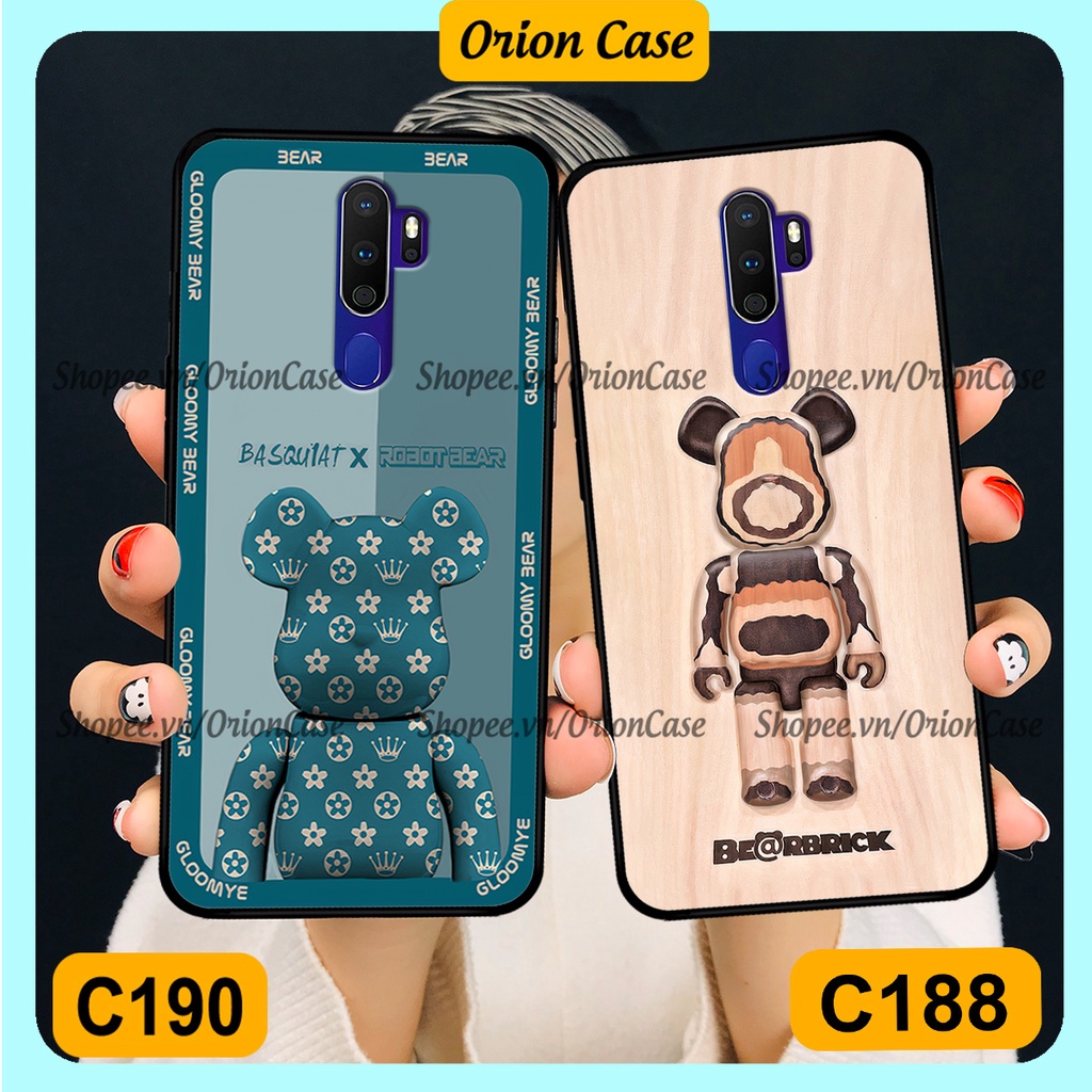 Ốp lưng Oppo A5 2020 / A9 2020 in hình bearbrick 3D thời trang, cá tính. ốp chống sốc, bền đẹp