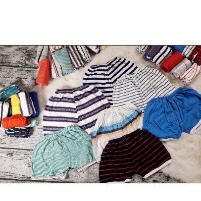 Gói combo 10 chiếc quần đùi cotton cho bé hàng Việt Nam