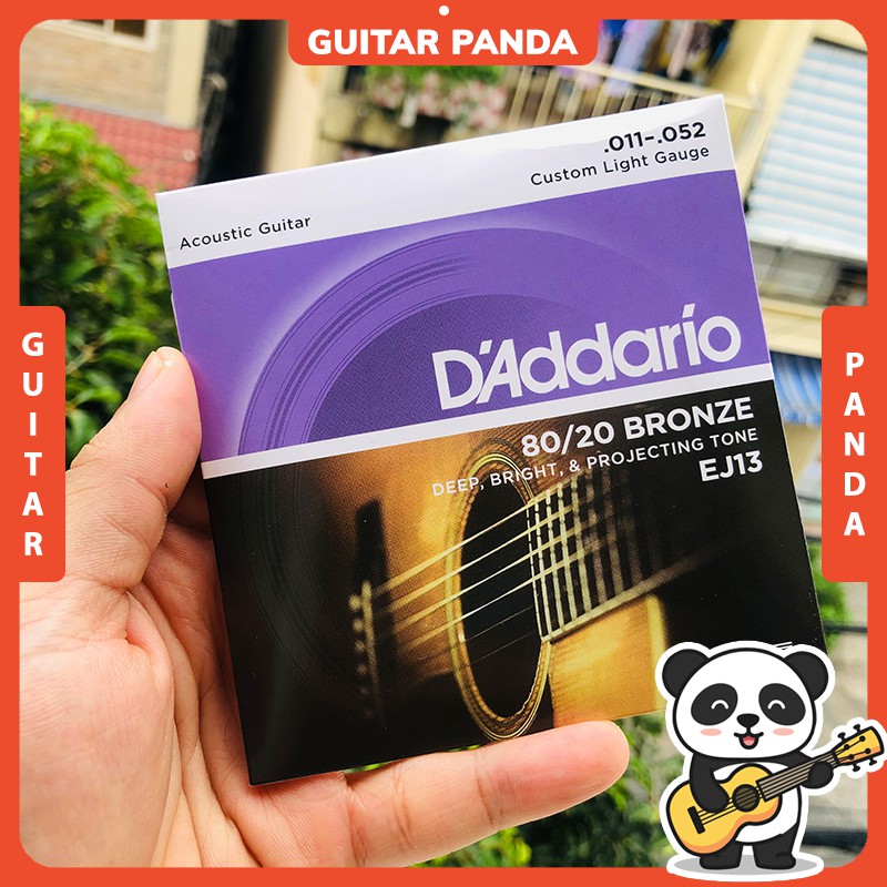 Dây Đàn Guitar Acoustic D'Addario EJ13 Guitar Panda