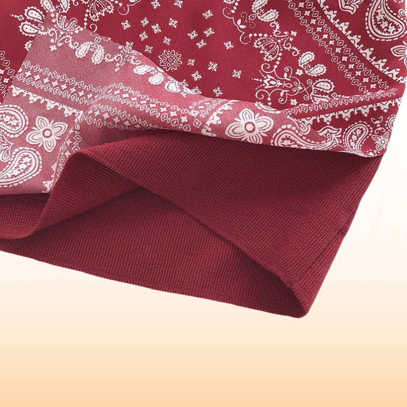 Áo bra cotton phối khăn họa tiết thổ cẩm độc lạ xinh xắn SUNBRA 724