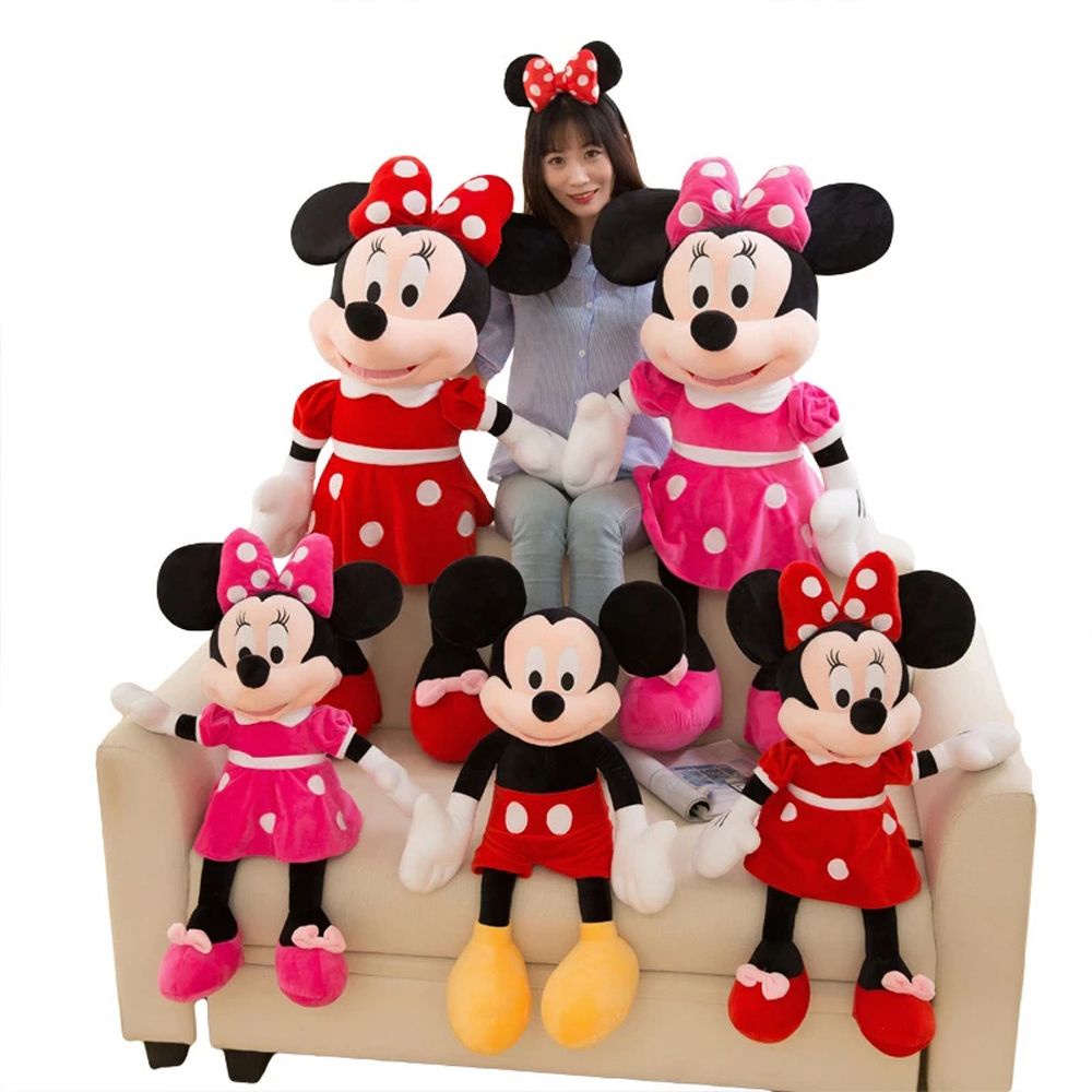 Đồ chơi chuột Mickey Minnie nhồi bông dễ thương cho bé