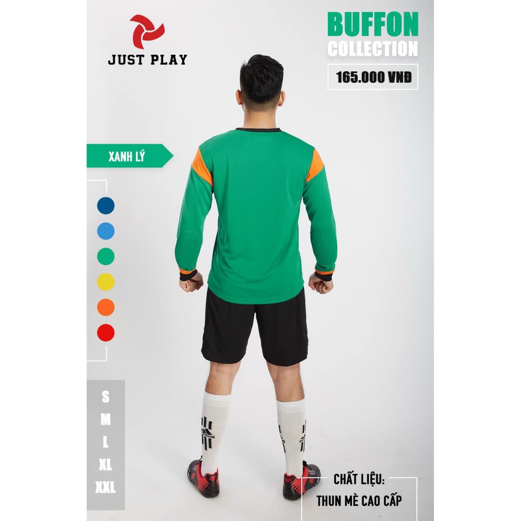 Bộ Thủ Môn Buffon - Bộ GK - JustPlay Cao Cấp Vải Mè