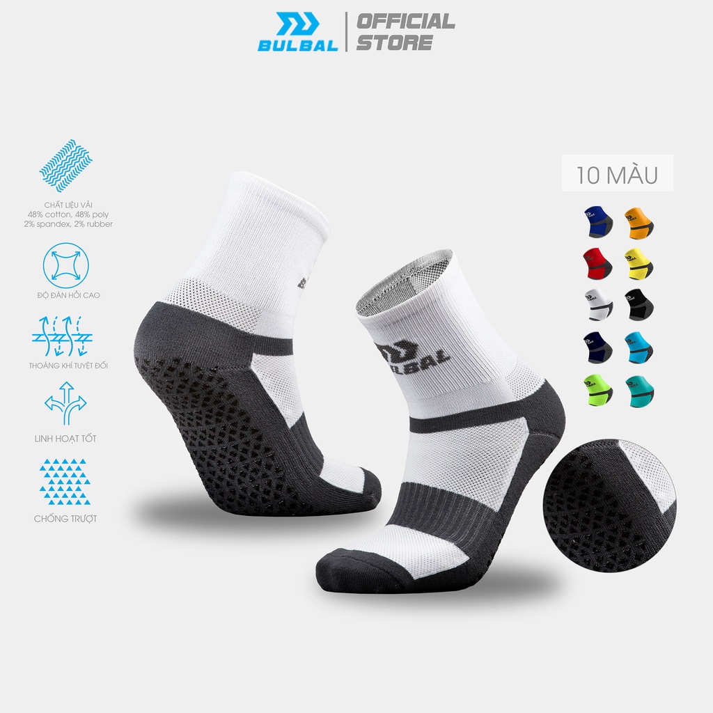 Tất vớ bóng đá BulBal ,công nghệ Bul-Dry thoáng khí, bề mặt SIlicon chống trơn trượt