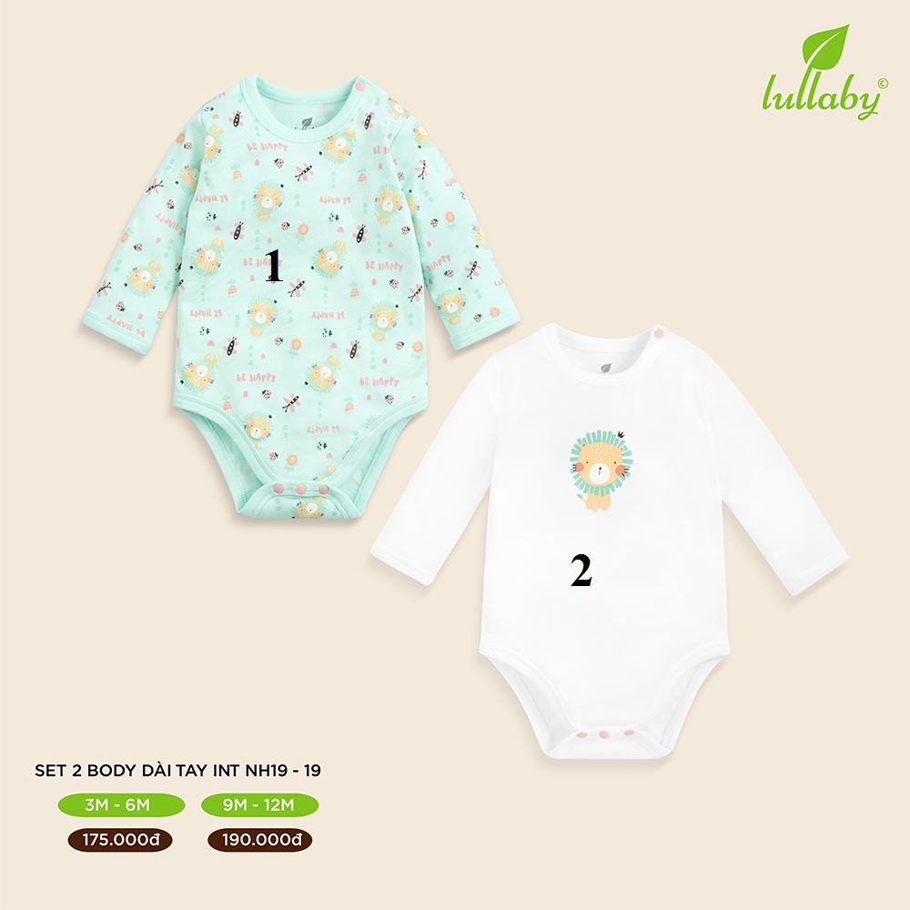 Body Chip dài tay Lullaby cho bé trai bé gái 1-12M