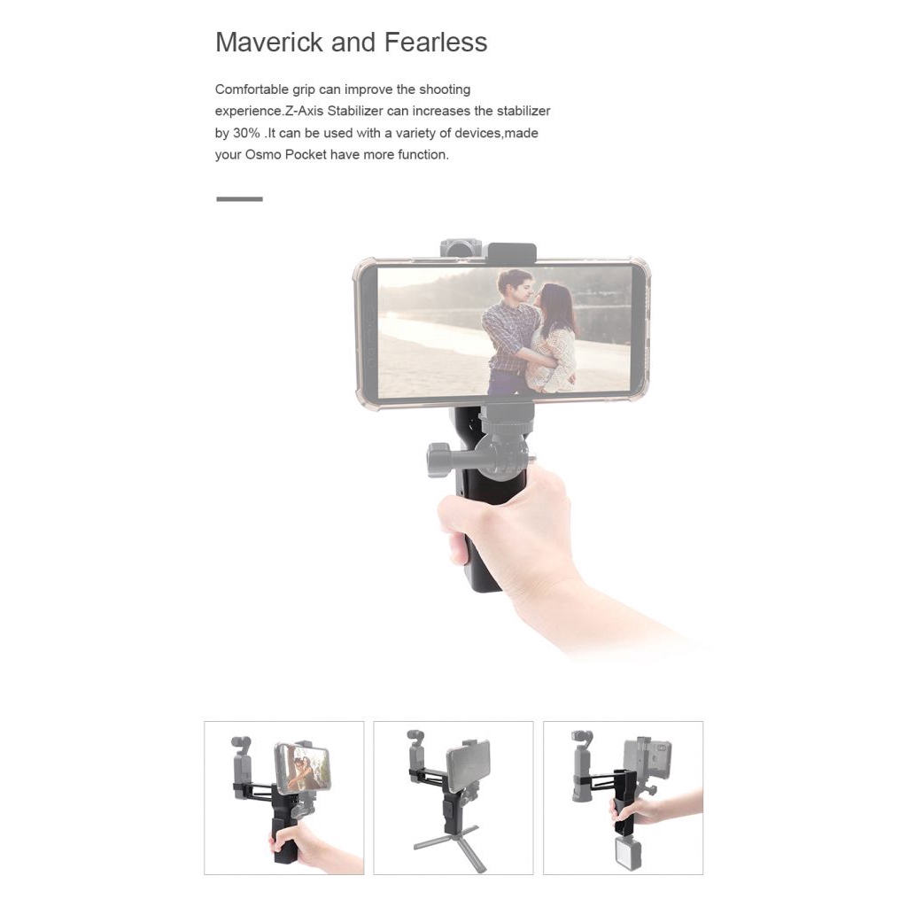 Bộ giảm xóc cầm tay hình chữ Z z-axis cho DJI Osmo Pocket | BigBuy360 - bigbuy360.vn