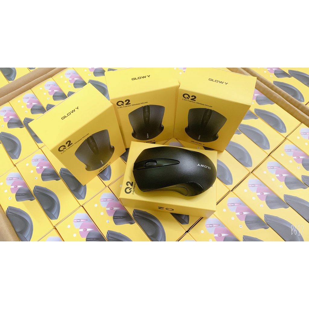 Chuột không dây Gloway Q2 - Chính hãng - Bảo hành 12 tháng ! Thiết Kế Đẹp Mắt, Lướt Chuột Êm Ái