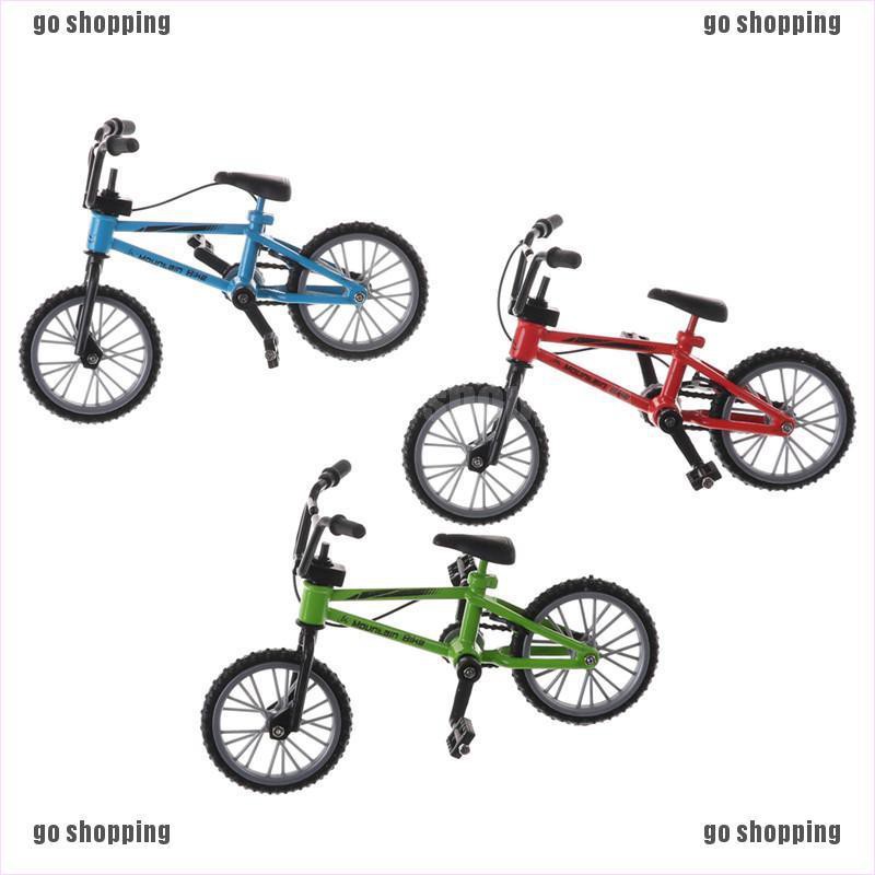 {go shopping}Mini Finger Mountain BikesToys Alloy Bicycle Creative Game Gift for Children