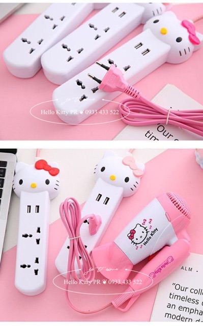 Ổ CẮM ĐIỆN 3D HELLO KITTY