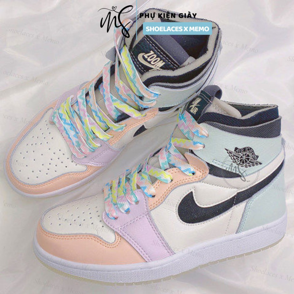 Dây Giày Custom Nike Air Jordan 1 Candy Sweet AF1 Phối Màu Ngọt Ngào
