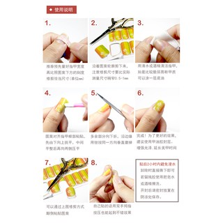 Nail dán Siêu nhân Marvel