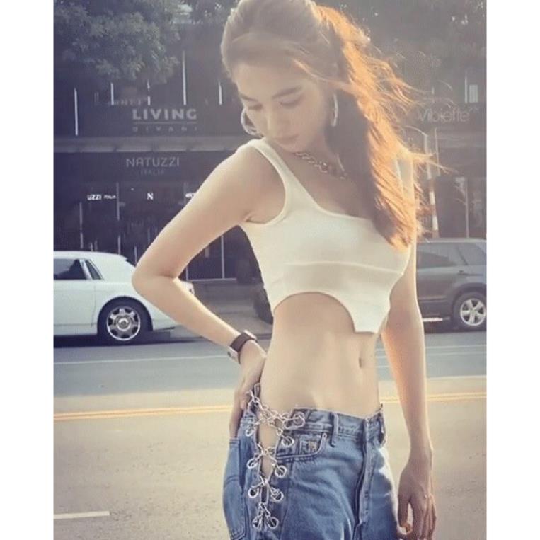 Quần Jean Xích Giống Ngọc Trinh, Mẫu Siêu Siêu Hot 2021