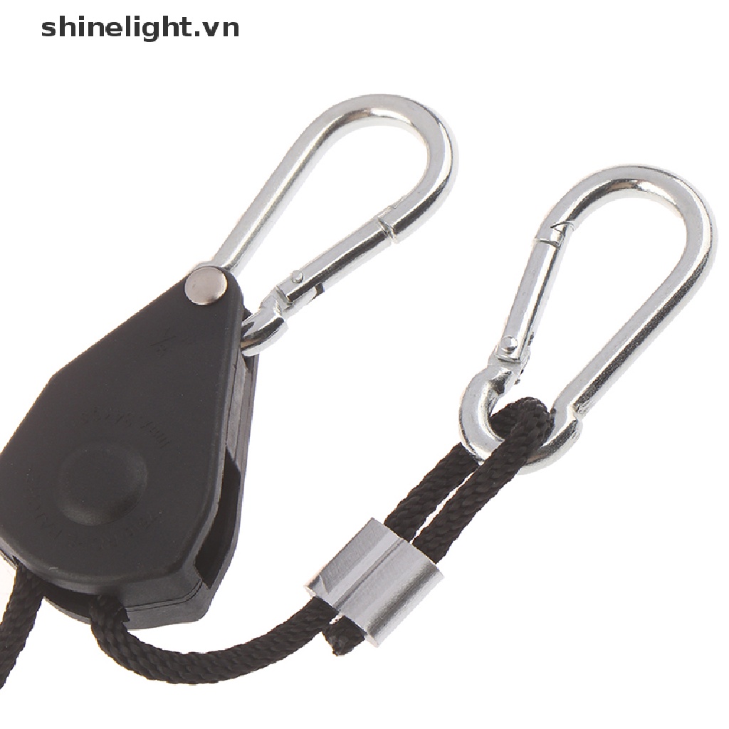 Set 2 Dây Thừng Treo Đèn Trồng Cây Có Thể Điều Chỉnh 1 / 8 &quot;