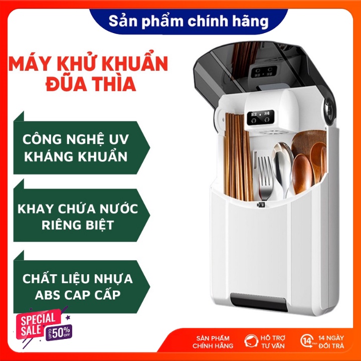 Máy sấy và khử khuẩn đũa thìa cao cấp tránh ẩm mốc và giúp bảo vệ sức khỏe-Tiện lợi-Bảo hành 12 tháng