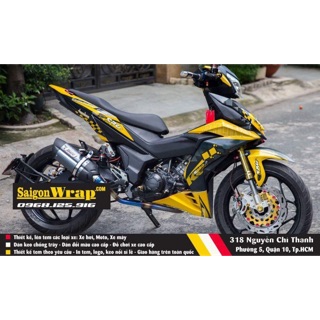 Tem chế Winner 150 CRG KOSO Vàng-Đen