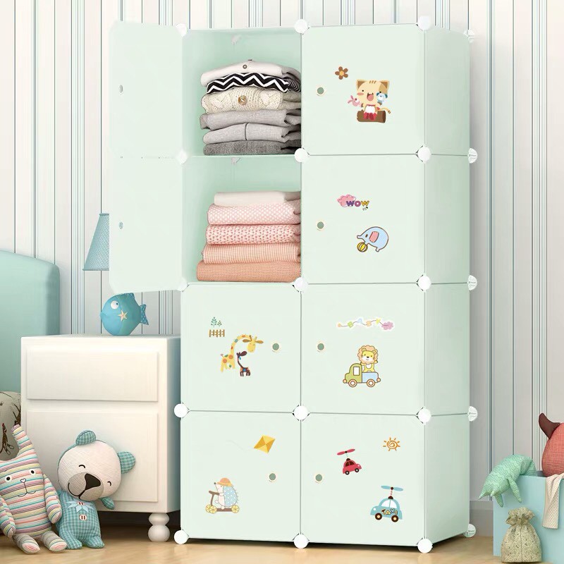 [Xả kho giá sốc]TỦ NHỰA GHÉP 8 Ô