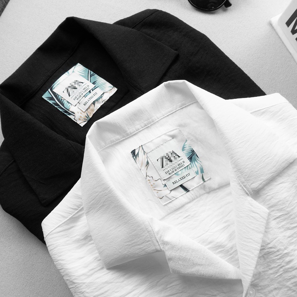 Sơ Mi Đũi Nhăn Cổ Vest | BigBuy360 - bigbuy360.vn