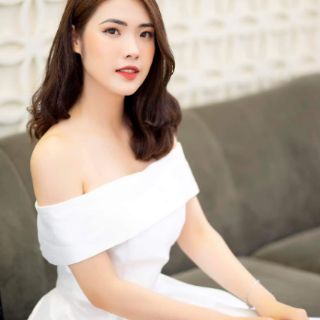 Đầm xoè trễ vai cao cấp
