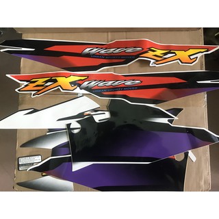 Bộ tem Wave  ZX đỏ