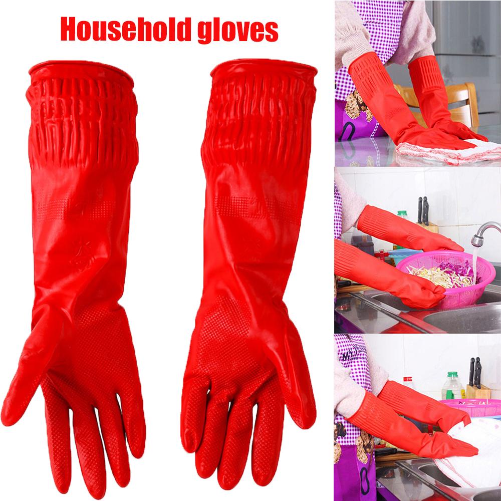 AUGUSTINA Găng Tay Rửa Chén Dài Tay Chất Lượng Cao