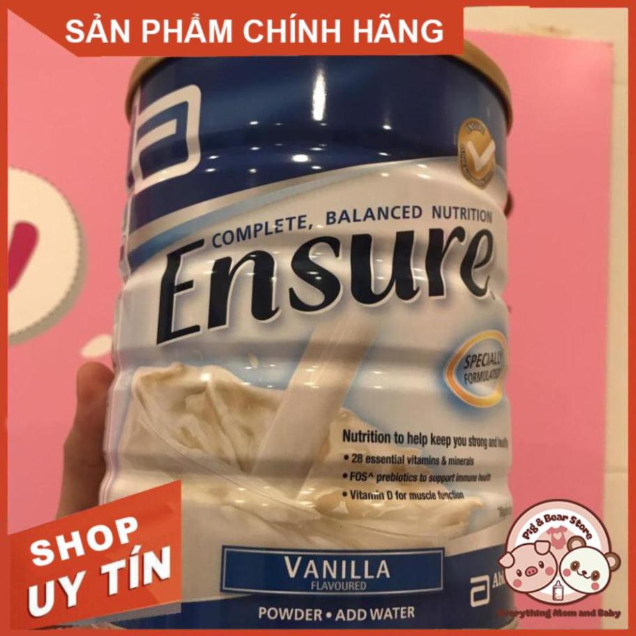 ( CHUẨN AIR) Sữa ENSURE úc 850gr Vani CHUẨN ÚC
