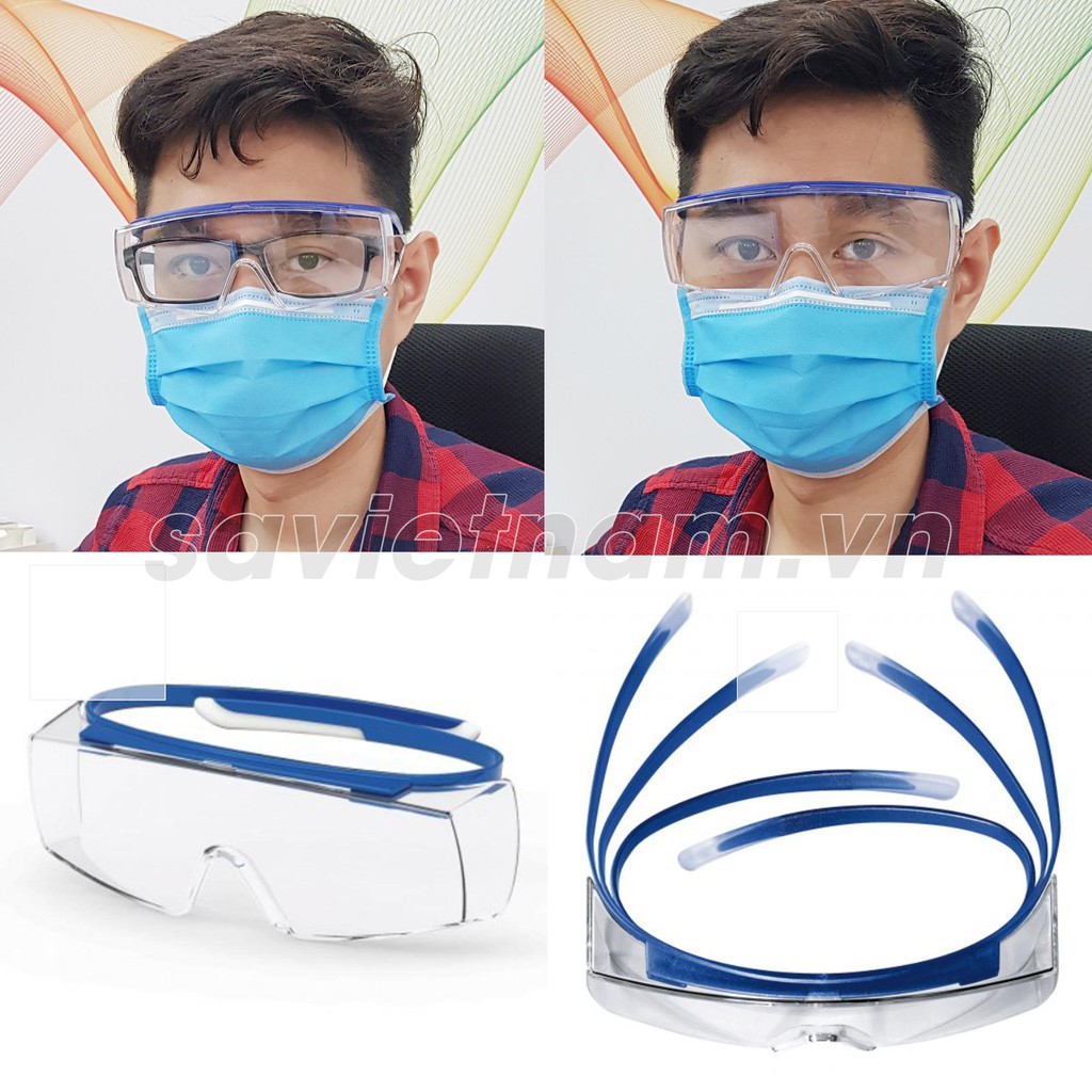 Kính Uvex (Đức) chống đọng sương đeo cùng kính cận