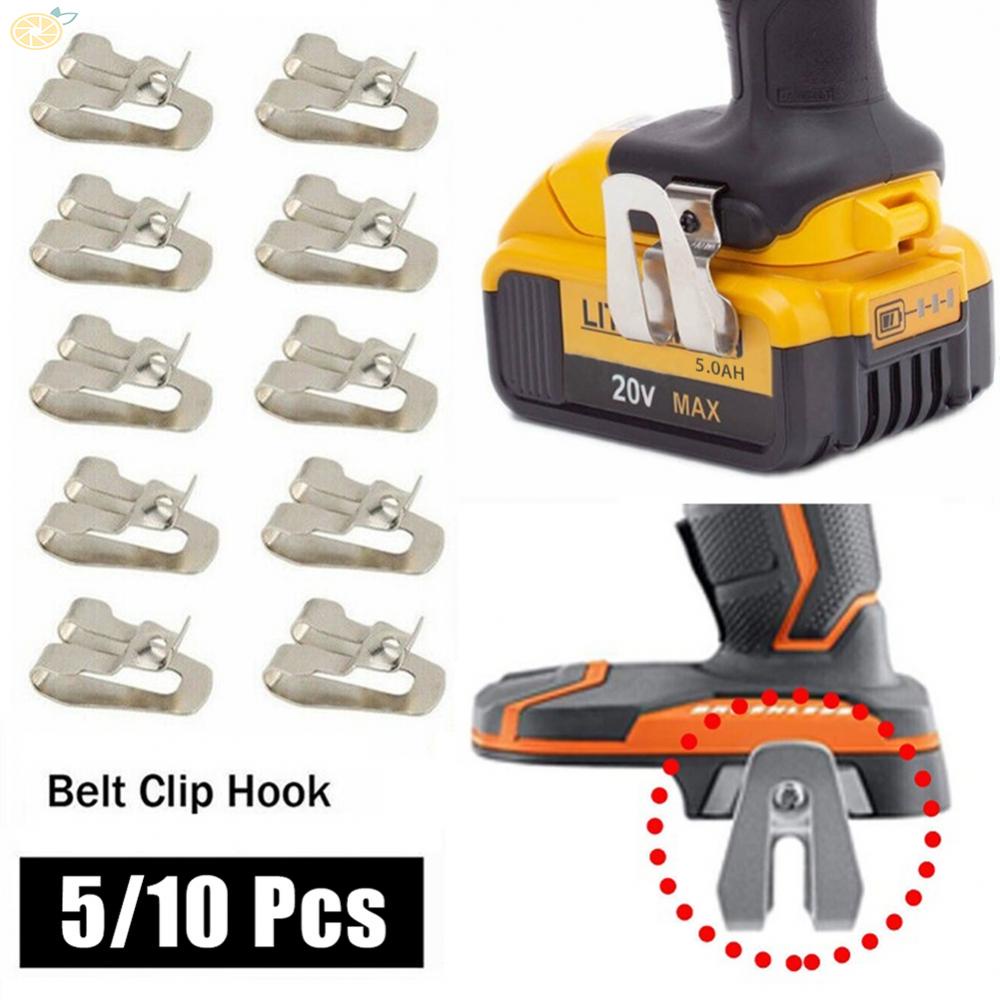 【VARSTR】5/10pcs Electric Cordless Drill Belt Hooks For-DW N086039 DCD980 DCD985 DCD780