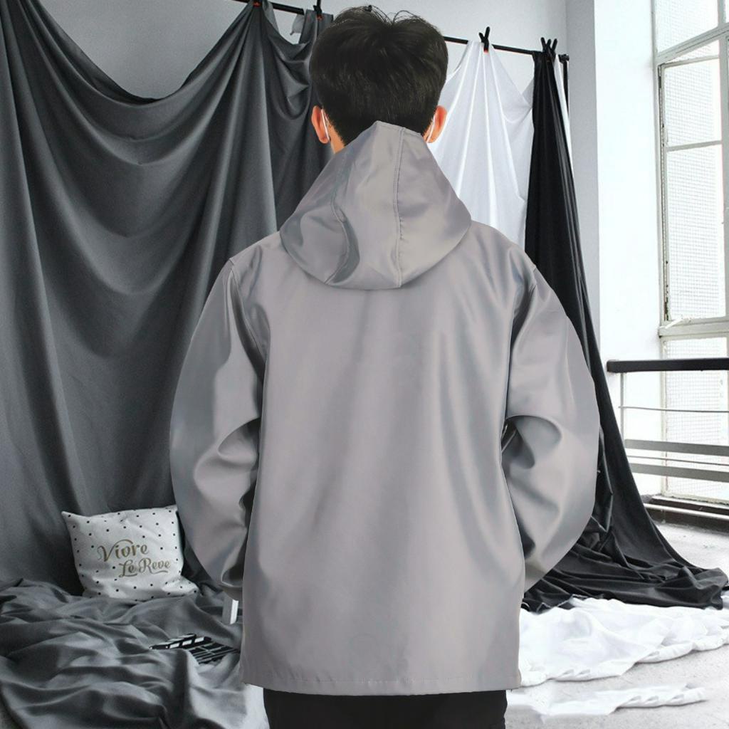 Áo khoác gió dù nam nữ unisex 2 lớp HADY Jacket có mũ khóa kéo 0391
