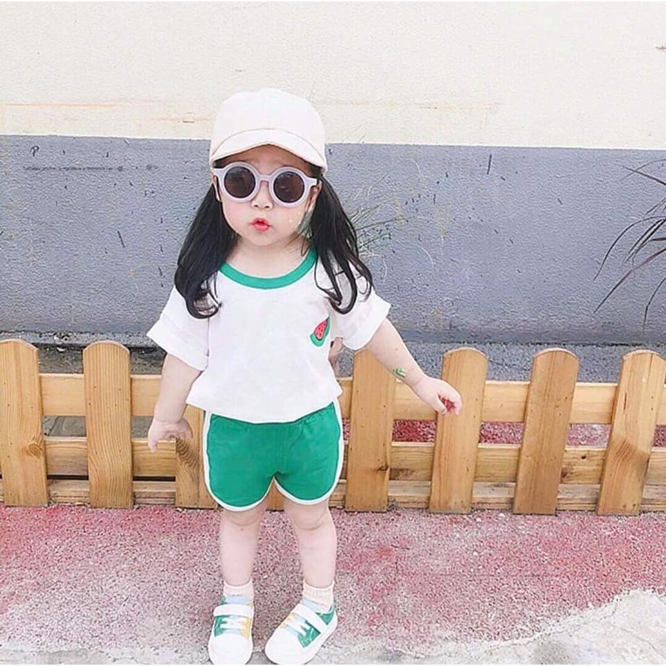 Bộ dưa hấu mát mẻ ngày hè cho bé trai bé gái - BCDH