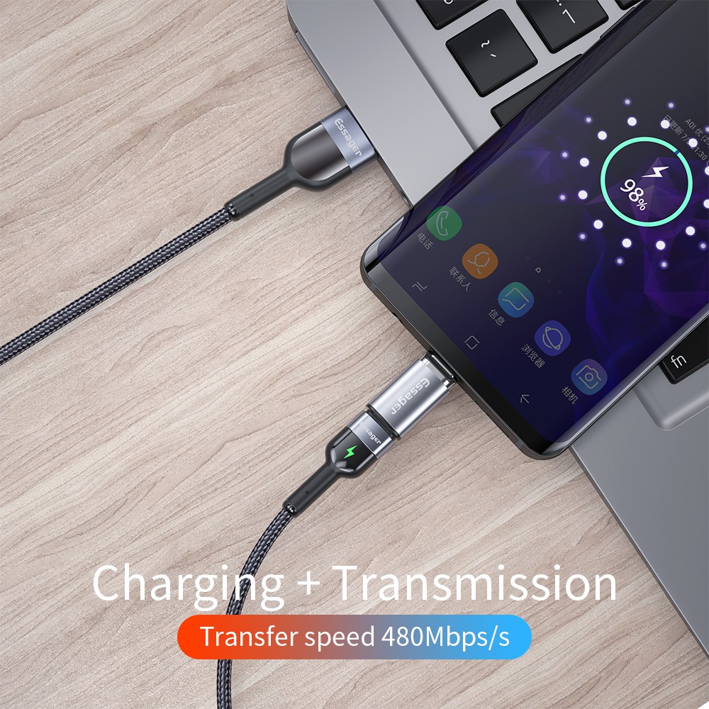 Đầu Chuyển Đổi Usb Type C Từ Tính Chuyên Dụng Cho Iphone Samsung