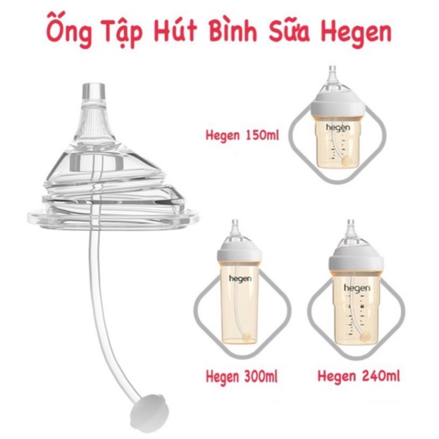 Ống hút thay thế cho bình Hegen