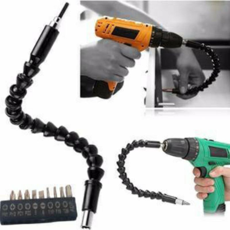 Bộ Tháo Vít tháo Bulong 21 Chi Tiết có dây nối dài dùng cho máy khoan khắc đa năng :